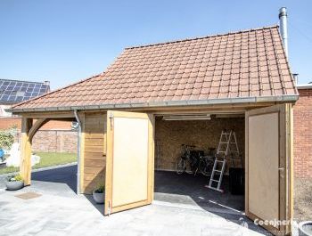 Houten bijgebouwen poolhouse seniorenwoning